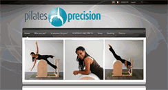 Desktop Screenshot of pilates-precision.com